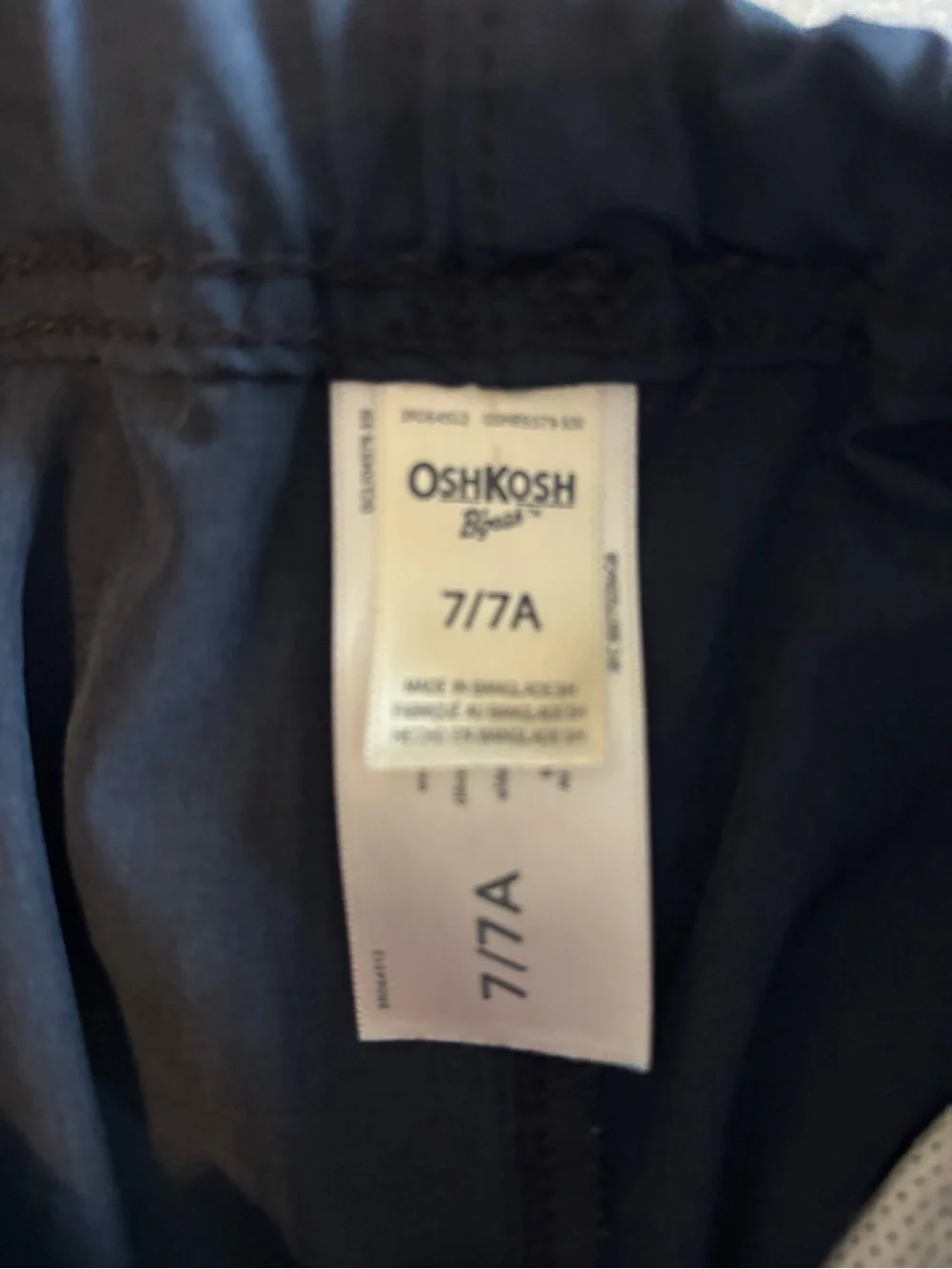 OshKosh B'gosh Dark Navy Elastic-Waist Shorts